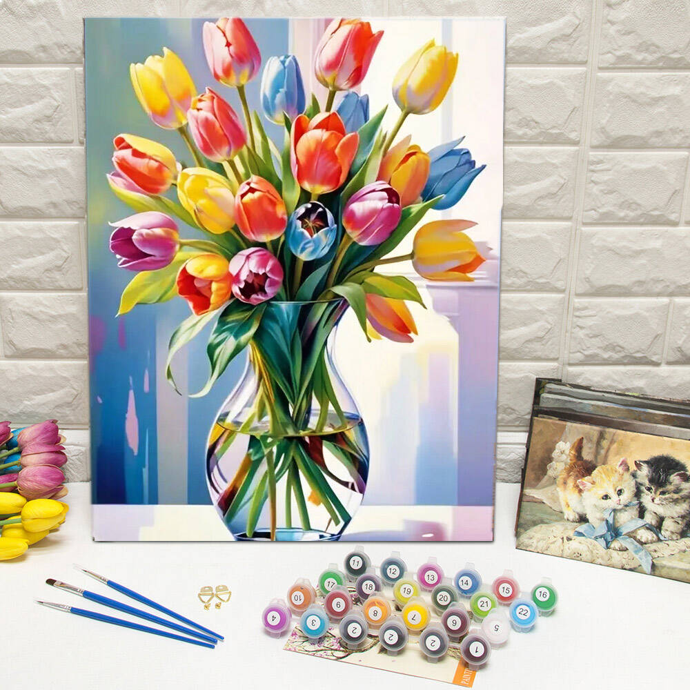 Florist Supply Vases - Momoart Nieuwkomers Verfset voor volwassenen Tulp