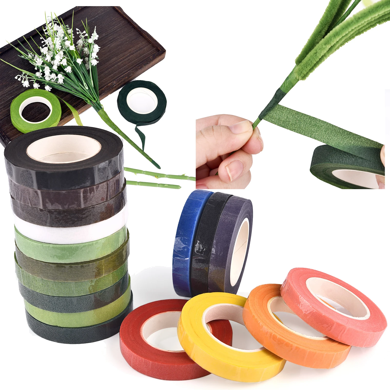 30 Yard 12MM Bloemstengel Tape - Florist Flower Supply recensie en prijs