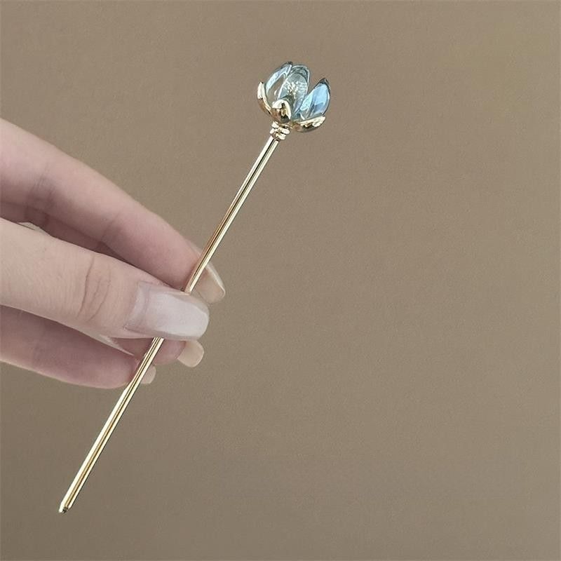 Blauwe bloemhaarspeld, dagelij - Supply Florist recensie en prijs