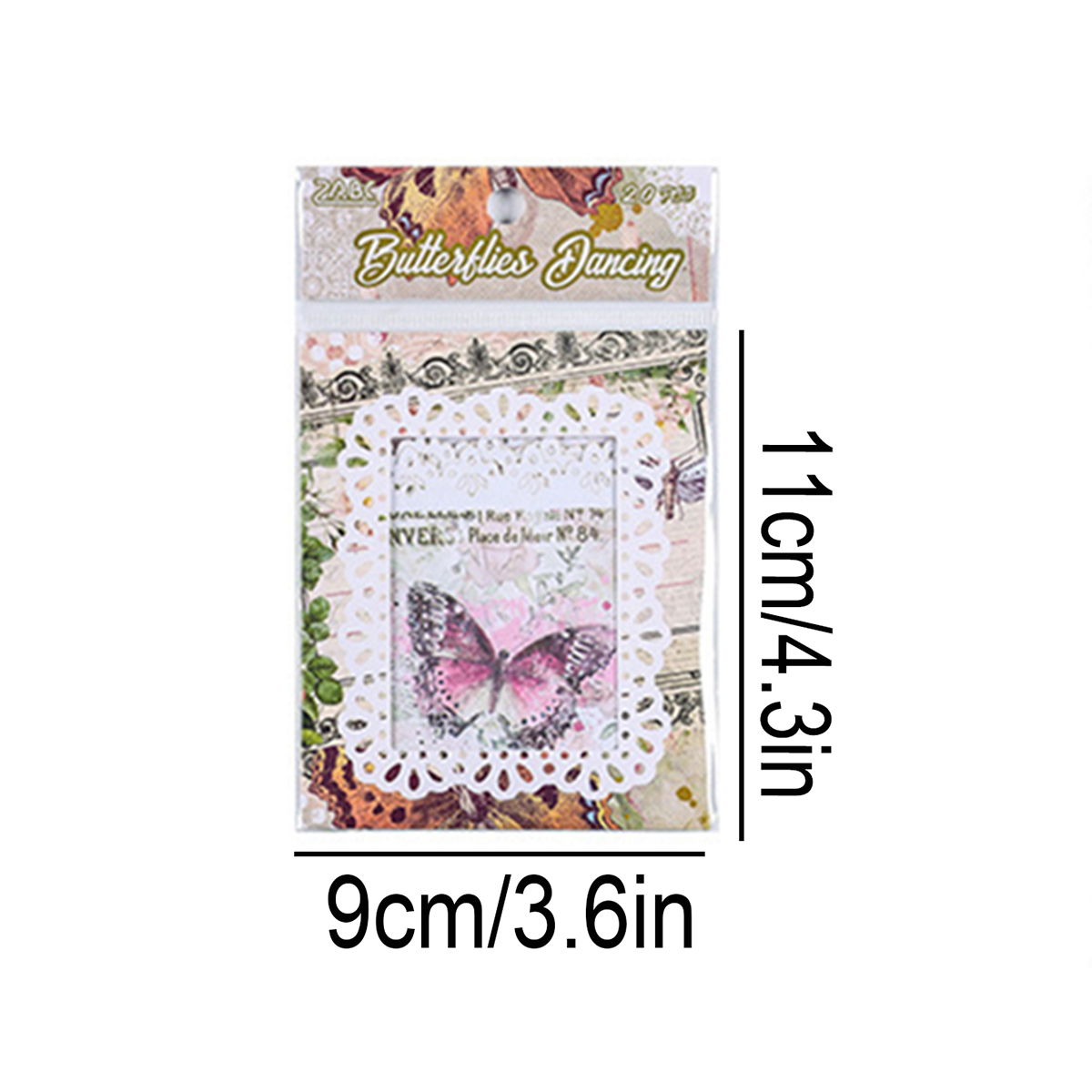 20 stuks papier met een vintag - Supply Florist recensie en prijs